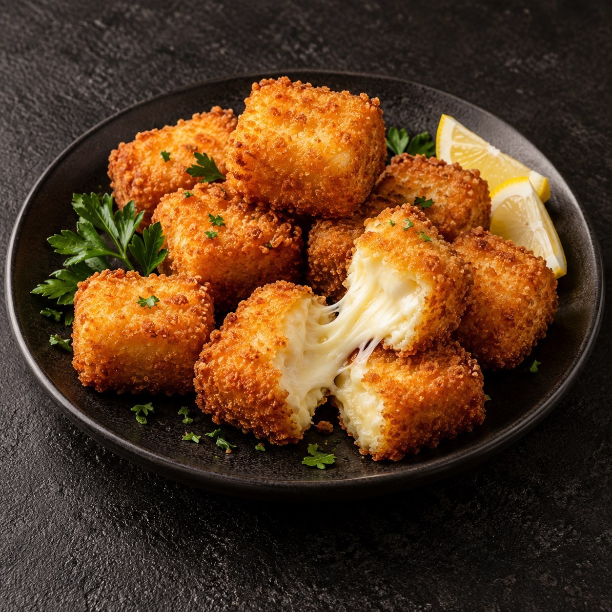 Sugestão de preparo: Provolone à milanesa
